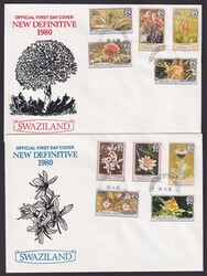 343/52 "Blüten", 1980, 2 pass. Briefe, EstAutomatically generated ...