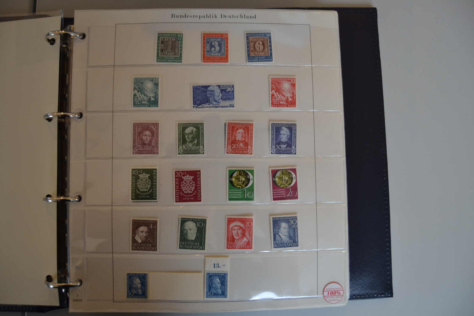 Bund, 1949/69, Sammlung postfrisch, bis auf Posthorn (Nachdruck) ...