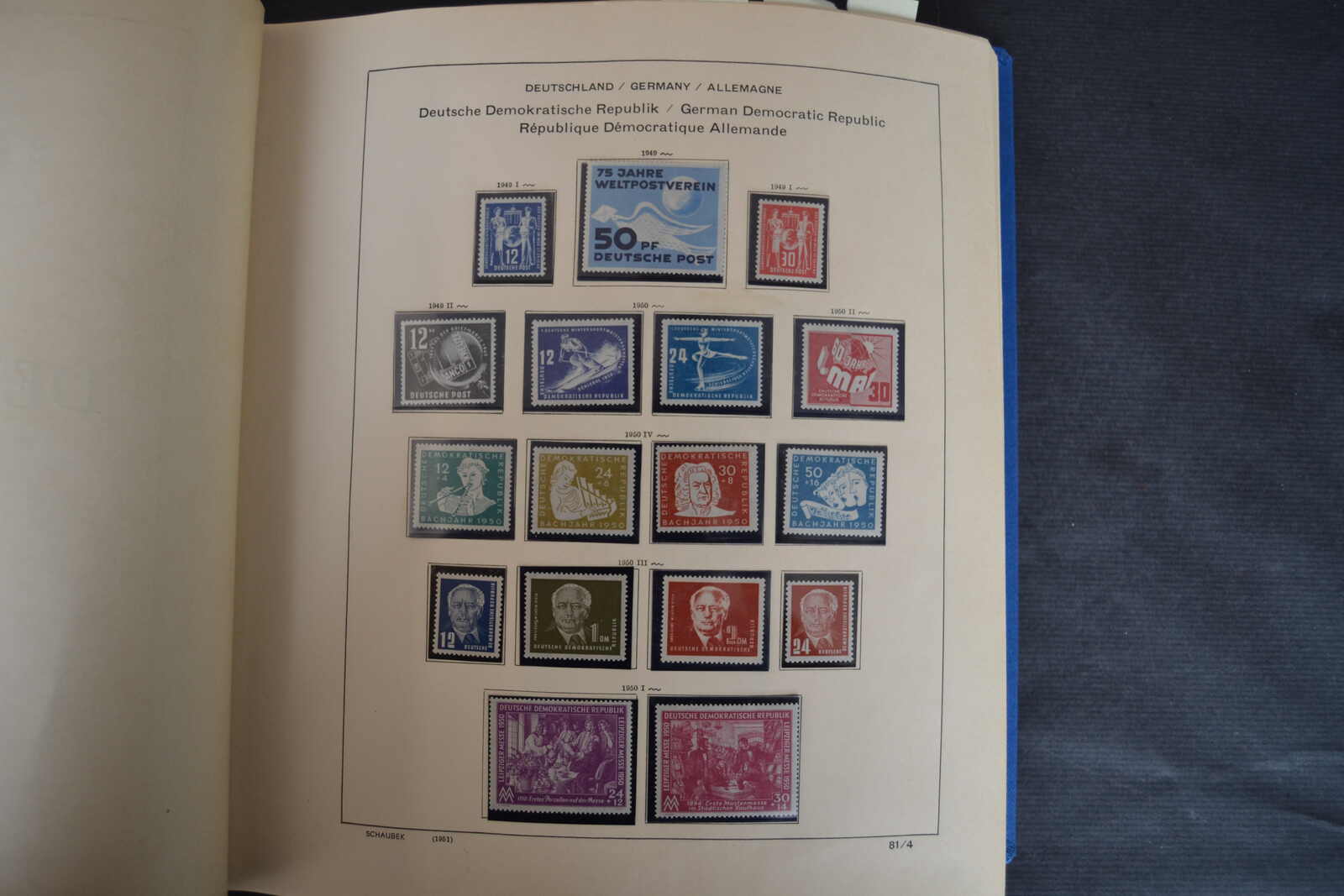 DDR, 1949/70, postfrische und augenscheinlich in den Hauptnummern ...