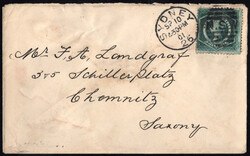 1901, 10.9., 5 P. Victoria als EF auf Brief von Sydney nach ...