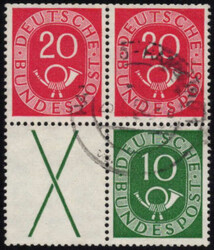 1420: República Federal de Alemania - Se-tenant prints