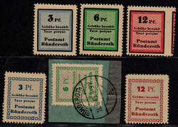 1150: ドイツ地方切手・ Ründeroth