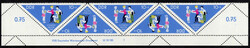 1380: German Democratic Republic - Se-tenant prints