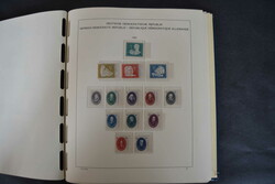 DDR, 1949/57, komplette postfrische Sammlung im Schaubek-Album mit ...