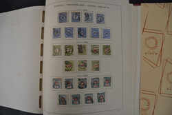 Schweiz, 1850/1978, gemischte Teilsammlung auf Schaubek-Text im ...