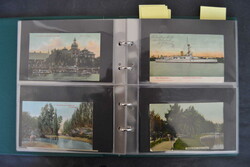 Argentinien, 42 alte AK im Album, meist vor 1930, viel nach ...