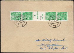 1380: German Democratic Republic - Se-tenant prints