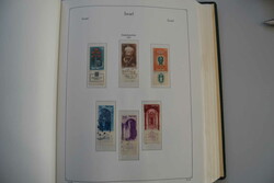 Israel, 1948/2015, gemischte Sammlung auf Leuchtturm-Text in 2 Alben, ...