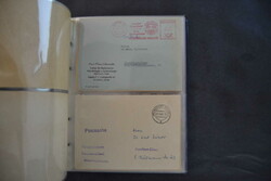 DDR, Dienst/ZKD, gemischter Markenbestand im kl. Steckbuch und auf ...