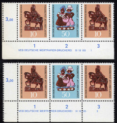 1380: German Democratic Republic - Se-tenant prints