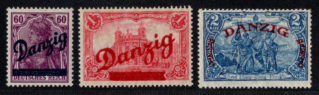 1920, gr. Innendienst, komplett, 60 Pfg. ungebraucht, mehrfach ...
