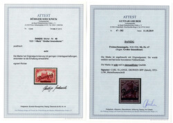 1920, gr. Innendienst, komplett, 60 Pfg. ungebraucht, mehrfach ...