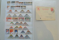 Baltikum, 1919/40, gestempelte Sammlung auf Steckseiten, gesamt ...