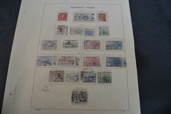 Frankreich, 1900/25, gestempelte Teilsammlung auf Schaubek-Vordruck ...