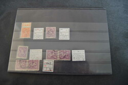 Bizone, AM-Post, gestempelte Sammlung der PLATTENFEHLER ex Mi.Nr. ...