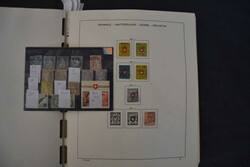 Schweiz, 1850/2001, gestempelte Teilsammlung auf Schaubek-Text im ...