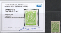 1923, 5 C., o.Wz., ungebraucht, teils leicht verkürzte Zähnung, KB ...