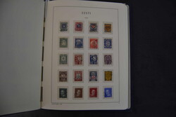 Estland, 1918/40, sehr gut bestückte Teilsammlung, meist gestempelt, ...