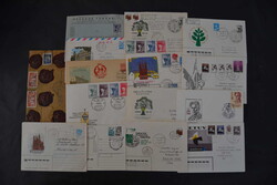 Litauen, 1990/91, Lot von 14 Briefen und GA aus der ersten Republik ...