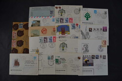 Litauen, 1990/91, Lot von 14 Briefen und GA aus der ersten Republik ...