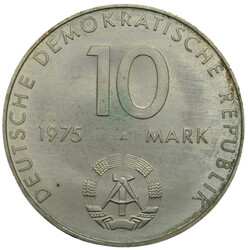 1975, 10 M. Probe Albert Schweitzer "mit neuer Wertseite", vz/st aus ...