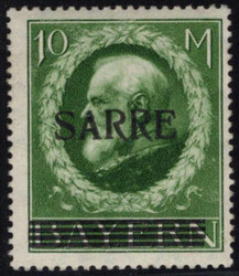 10 M. Bayern mit Aufdruck, ungebr., KW 180,-  Automatically generated ...