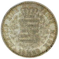 1829, 1/6 Taler Anton, Randmängel (Schleifspur), sonst ...