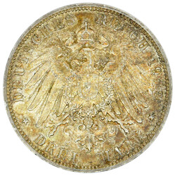 1912, 3 M. Friedrich August, E, fvz/vz, PatinaAutomatically generated ...