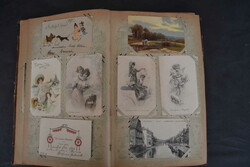 Deutschland/Europa, ca. 1900/30, dickes altes Postkartenalbum mit ...