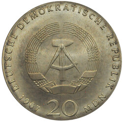 1967, 20 M. von Humboldt, vz./st., aus Abo mit ...