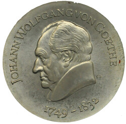 1969, 20 M. von Goethe, vz./st., aus Abo mit ZertifikatAutomatically ...