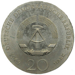 1969, 20 M. von Goethe, vz./st., aus Abo mit ZertifikatAutomatically ...