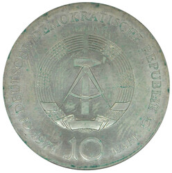 1971, 10 M. Dürer, vz./st., leichter Grünansatz, aus Abo mit ...