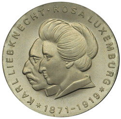 1971, 20 M. Liebknecht/Luxemburg, vz./st., aus Abo mit ...