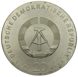 1971, 20 M. Liebknecht/Luxemburg, vz./st., aus Abo mit ...
