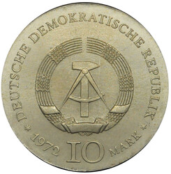 1972, 10 M. Heine, vz./st., aus Abo mit ZertifikatAutomatically ...