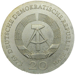 1973, 20 M. Brecht, vz./st., aus Abo mit ZertifikatAutomatically ...
