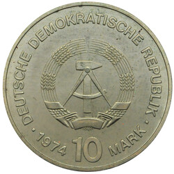 1974, 10 M. "25 Jahre DDR / Städtemotiv", vz./st., aus Abo mit ...