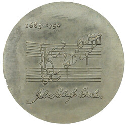 1975, 20 M. Bach, vz./st., leicht grün am Rand, aus Abo mit ...