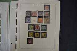 AD ab 1862, ungebr./gest. Sammlung auf Vordruckseiten mit besseren ...