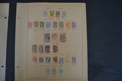 Belgien, 1849/1920, überwiegend gestempelte Teilsammlung auf alten ...