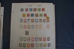 AD ab 1851, gemischte Sammlung auf alten Vordruckblättern, dabei ...