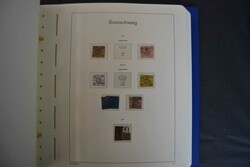 AD, meist gestempelte Partie im Leuchtturm-Vordruckalbum, dabei Baden ...