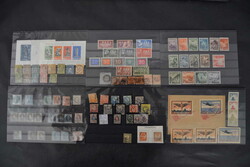 Europa, 1849/1945, gemischtes Lot auf 6 gr. Steckkarten, dabei ...
