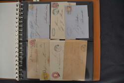 AD/DR, ca. 1860/77, Belegeposten im Ringbinder, ca. 40 Briefe mit ...