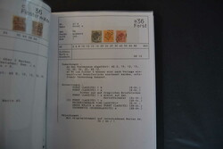 Bezirk 36, gemischte Sammlung auf vergrößerten Handbuch-Seiten der ...