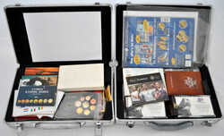 "Alle Welt", Nachlass in 2 Münzkoffern, dabei u.a. BRD 20 ...