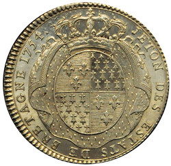 1754, Jeton Luis XVI, Silber, ss+Automatically generated translation ...