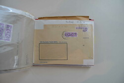 DDR, Dienst/ZKD, Belegebestand in 4 Alben mit ca. 340 Briefen, dabei ...