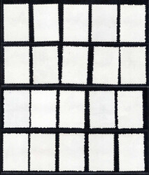 1963, Schmetterlinge, beide Ausgaben, je komplett, wie verausgabt ...